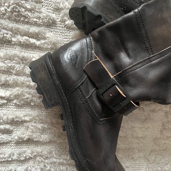 Leather Moto Boots - Picture 7 of 10